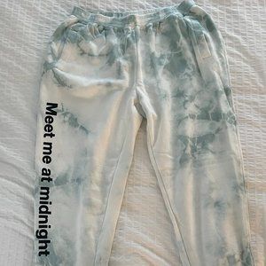 New, Never Worn - Taylor Swift Midnights Green Tie Dye Sweatpants